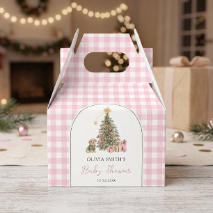A Merry Little Christmas Baby Shower Favor Boxes