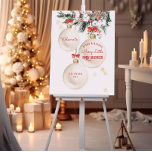 A Merry Little Christmas Baby Shower Welcome Foam Board<br><div class="desc">A Merry Little Christmas Baby Shower Welcome</div>