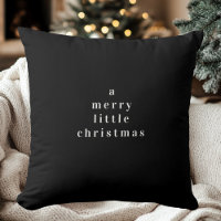 "A Merry Little Christmas Black and White