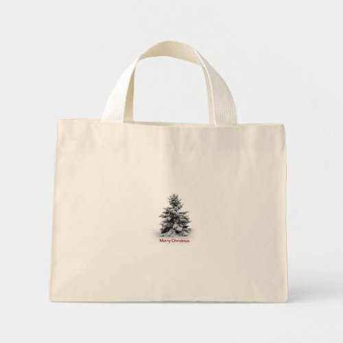 A Merry Little Christmas Mini Tote Bag