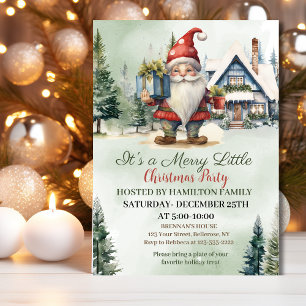 A Merry Little Christmas Party Invitation