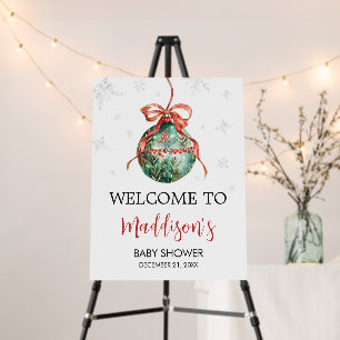 A Merry Little Christmas Welcome Sign
