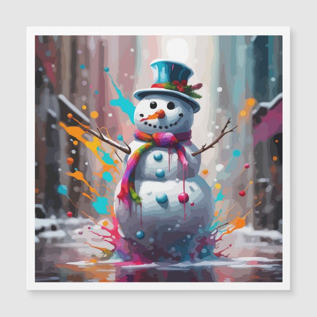 A Merry Snowman Calendar (Front)