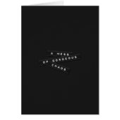 A Mess Of Gorgeous Chaos Embossed Labels (Front)