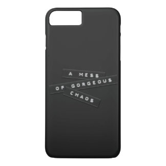 A Mess Of Gorgeous Chaos Embossed Labels iPhone 8 Plus/7 Plus Case