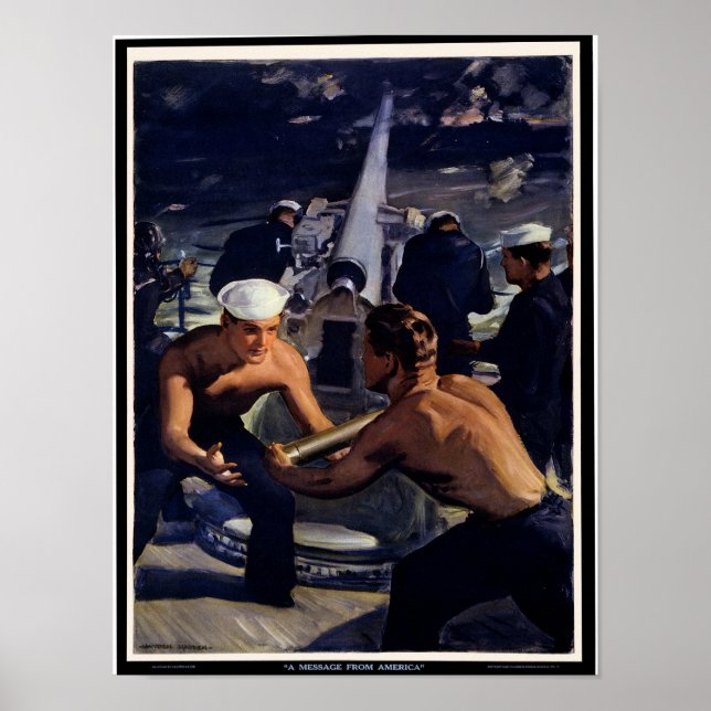 A Message from America Poster (Front)