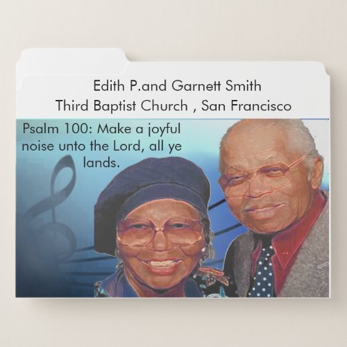 A Message From Heaven _ Edith Garnett Smith File Folder