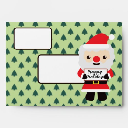 A Message From Santa Envelope