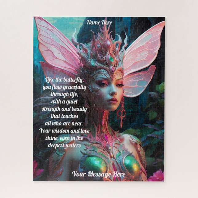 A Message of Love on your Fantasy Jigsaw Puzzle (Vertical)
