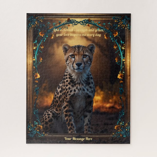 A Message of Love on your Jigsaw Puzzle (Vertical)