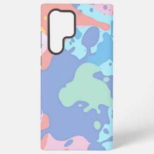 A messy pattern of stains of paint samsung galaxy s22 ultra case
