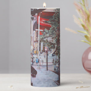A Met Moment Pillar Candle