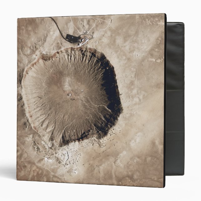 A meteorite impact crater 3 ring binder (Front/Inside)