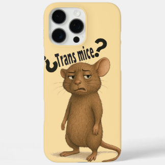 A mice confused by dumb statement iPhone 16 pro max case