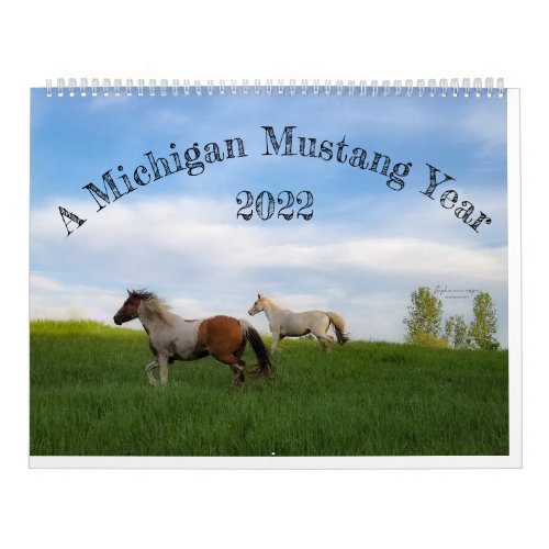 A Michigan Mustang Year Calendar