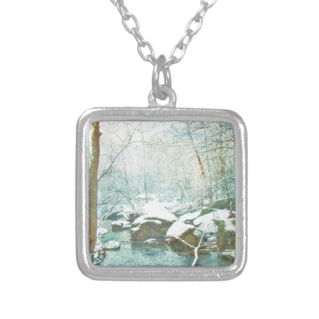 A Mid-Winter's Night's Dream Silver Plated Necklace (Front)