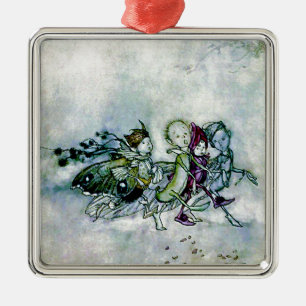 A Midsummer Night's Dream Fairies Metal Ornament