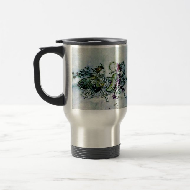 A Midsummer Night's Dream Fairies Travel Mug (Left)