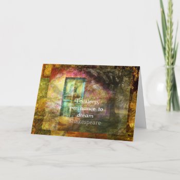 A Midsummer Night's Dream Quote By Shakespeare Card by shakespearequotes at Zazzle