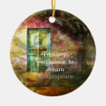 A Midsummer Night&#39;s Dream Quote By Shakespeare Ceramic Ornament at Zazzle