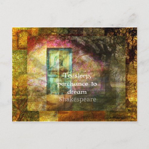 A Midsummer Nights Dream Quote By Shakespeare Postcard