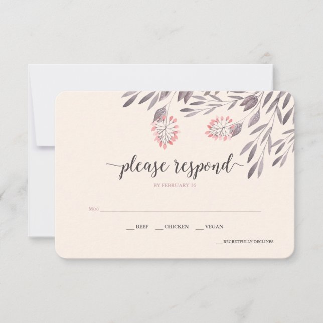 A Midsummer Night's Dream Wedding RSVP v2 (Front)