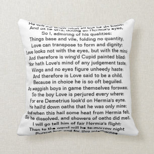 A midsummers night Dream Throw Pillow