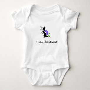A midwife helped me out! baby bodysuit