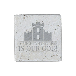 A Mighty Fortress Is Our God Stone Magnet