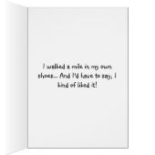 a mile in my shoes - Customized Cards (Inside (Right))