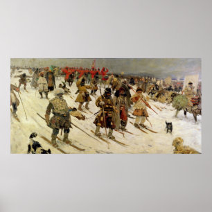 A military campaign in Russia Poster