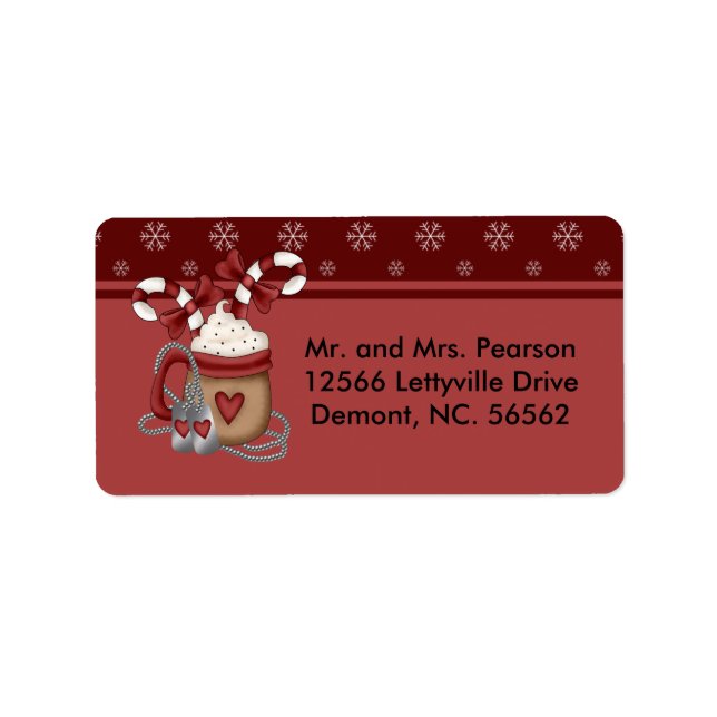 A Military Christmas Label (Front)