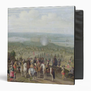 A Military Encampment with Militia on Horses, Troo Binder
