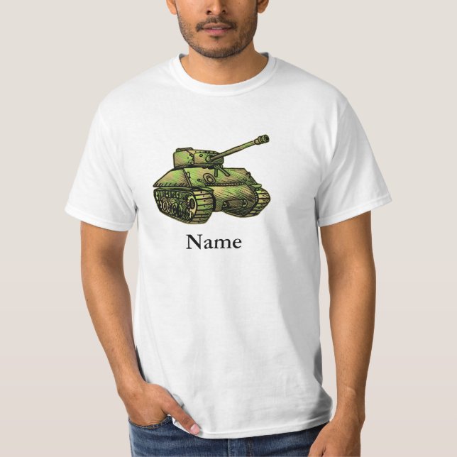 A Military Tank t-shirt (Front)