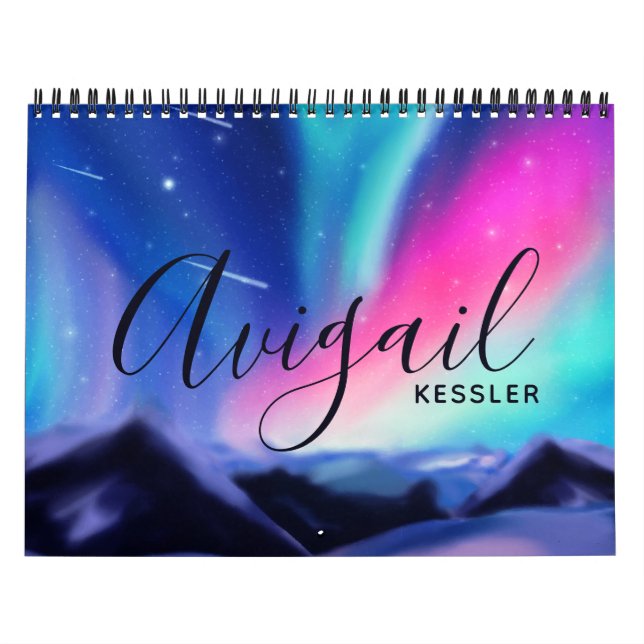 A Million Aurora Dreams Calendar (Cover)