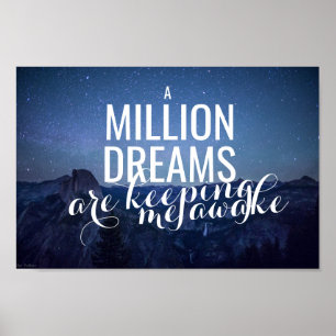 "A Million Dreams" Inspirational Poster
