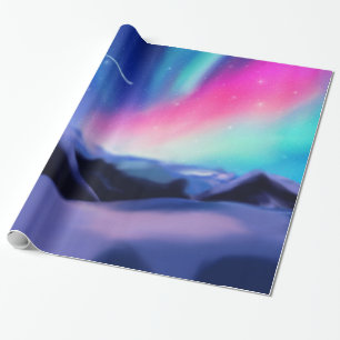 A Million Dreams – The Aurora Borealis Wrapping Paper