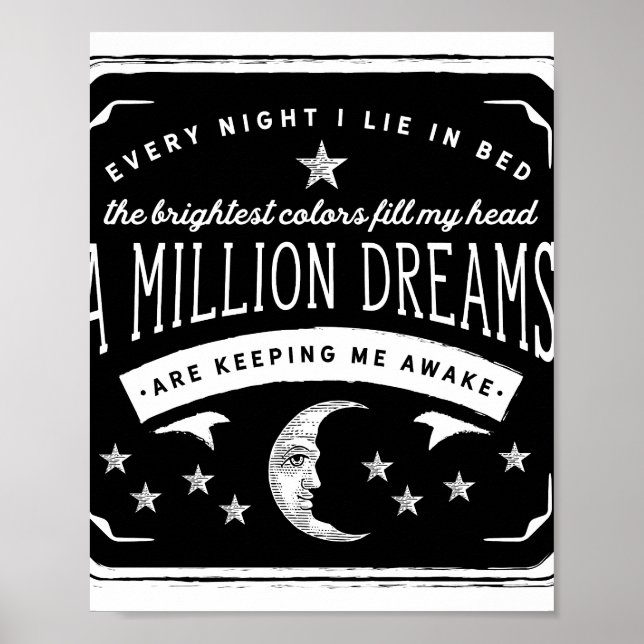 A Million Dreams (The Greatest Showman)  Poster (Front)