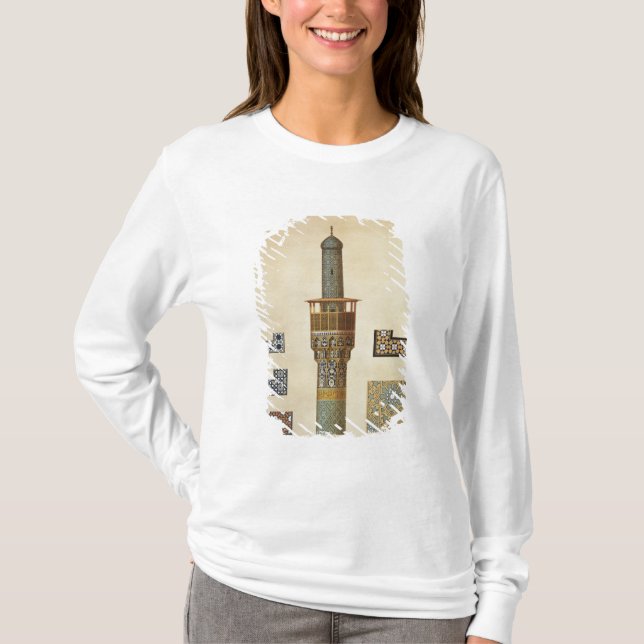 A Minaret and Ceramic Details from the Mosque of t T-Shirt (Front)