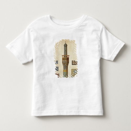 A Minaret and Ceramic Details from the Mosque of t Toddler T_shirt