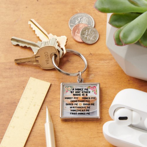 A Mince Pie by Any Other Name is A  Keychain