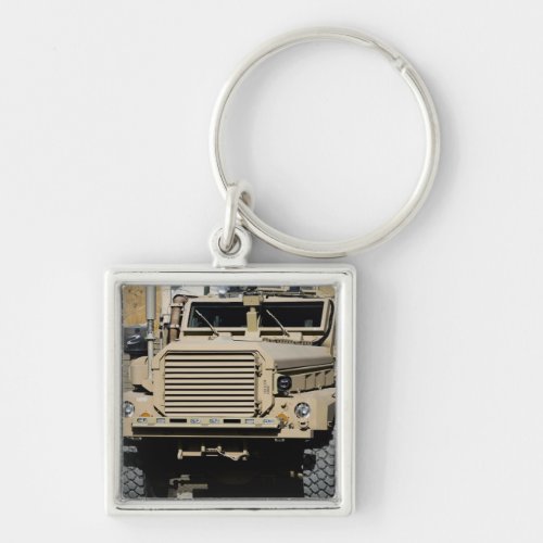 A mine_resistant ambush_protected vehicle keychain