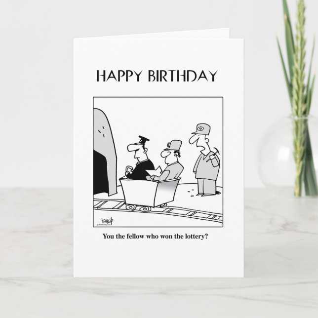 A Miner's Birthday Card (Front)