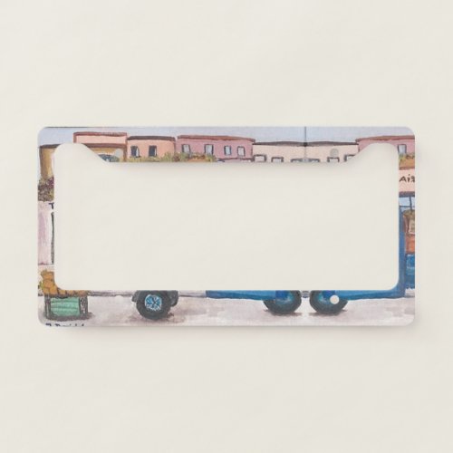 A mini market truck _ License Plate Frame