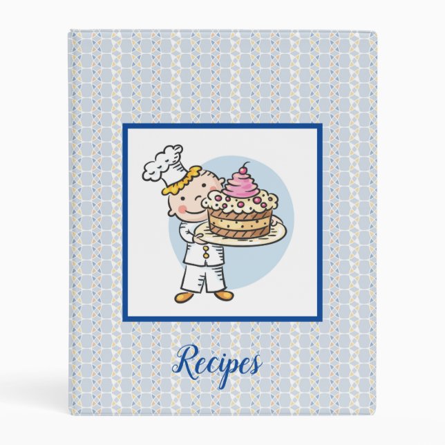 A Mini Recipe Mini Binder (Front)