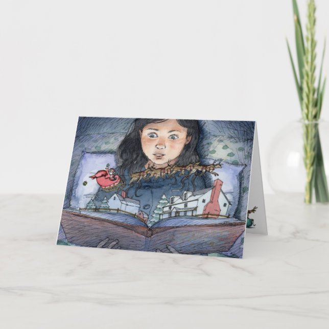 "A Miniature Sleigh" Christmas Card (Front)