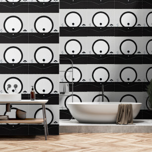 A minimalist, black and white wallpaper design wallpaper 