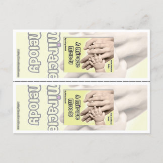 "A Miracle Melody" by Ashley Chunell Bookmarks Postcard