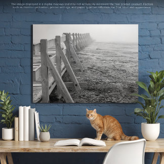 A Misty Yellowstone Trail Canvas Print