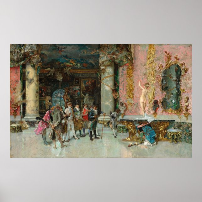 A Model - Mariano Fortuny Marsal Fine Art Poster (Front)